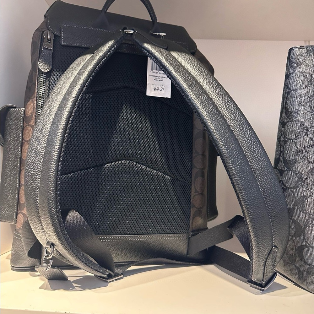 NWT Coach Hudson Backpack in Signature c r388 - Picture 5 of 16